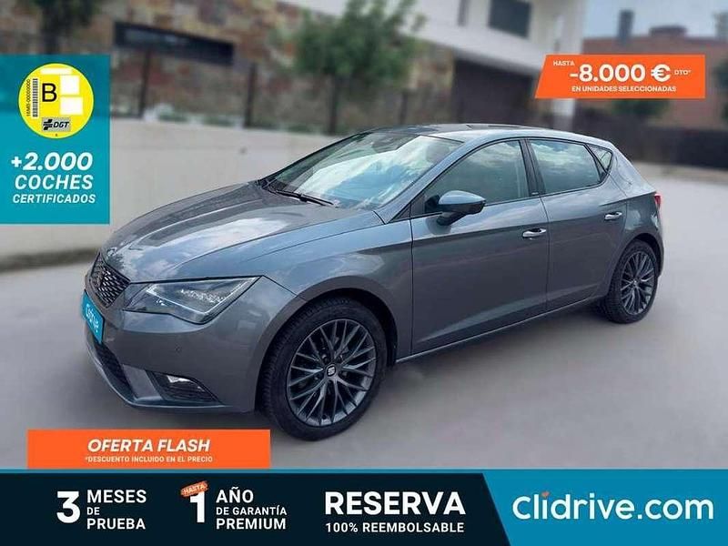 Gris Usado 2015 Seat Leon I-Tech Berlina | 7990 € (Super precio) - Imagen 1/3