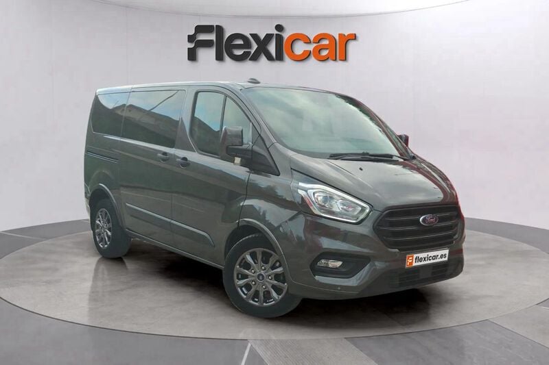Gris Usado 2021 Ford Tourneo Custom Titanium Monovolumen | 30.890 € (Buen precio) - Imagen 1/4