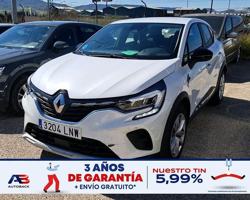 Blanco Usado 2021 Renault Captur Intens SUV | 11.350 € (Buen precio) - Imagen 1/2