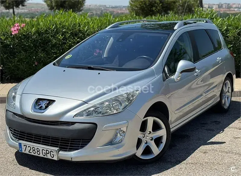 Usado Peugeot 308 SW Premium 110 CV (80 kW) 2009 Gris / plata Familiar
