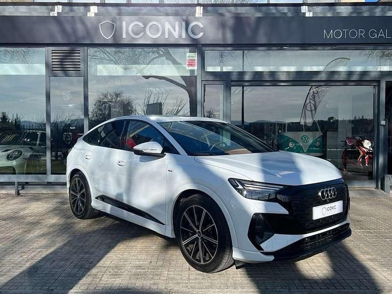 Usado Audi Q4 Sportback e-tron S-Line 219 kW (299 CV) 2022 Blanco SUV