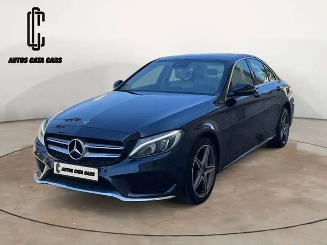 Usado Mercedes C220 170 CV (125 kW) 2017 Azul Berlina