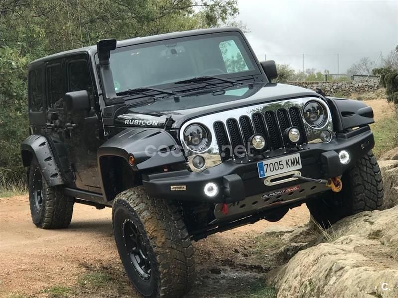 Negro Usado 2018 Jeep Wrangler Unlimited Rubicon SUV | 53.000 € (Caro) - Imagen 1/4