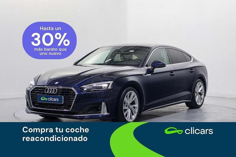 Usado Audi A5 Sportback Advanced 150 CV (110 kW) 2022 Blanco Utilitario