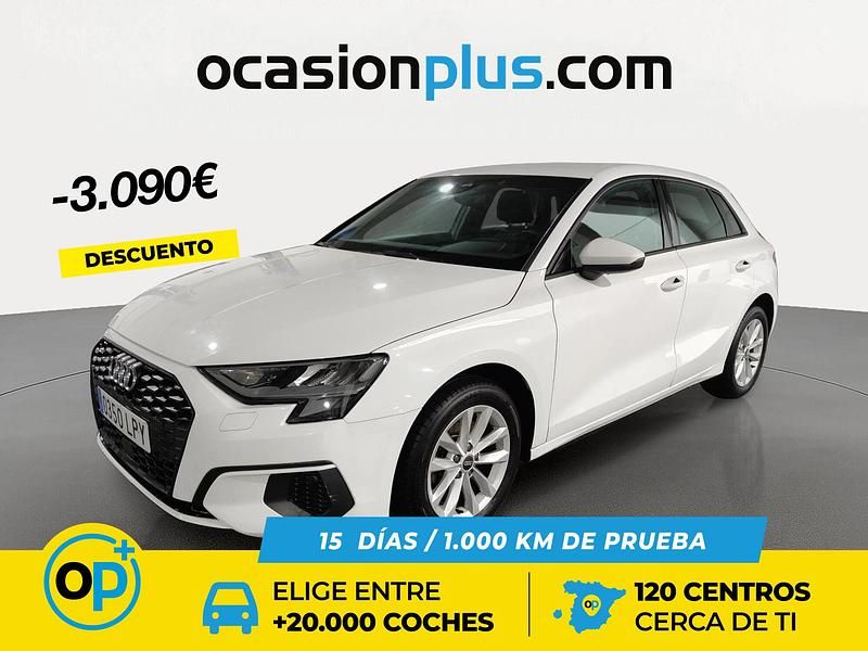 Blanco Usado 2021 Audi A3 Berlina | 19.450 € (Precio justo) - Imagen 1/4