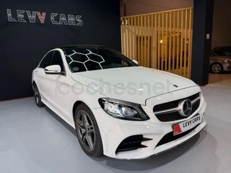 Usado Mercedes C180 156 CV (114 kW) 2019 Blanco Berlina
