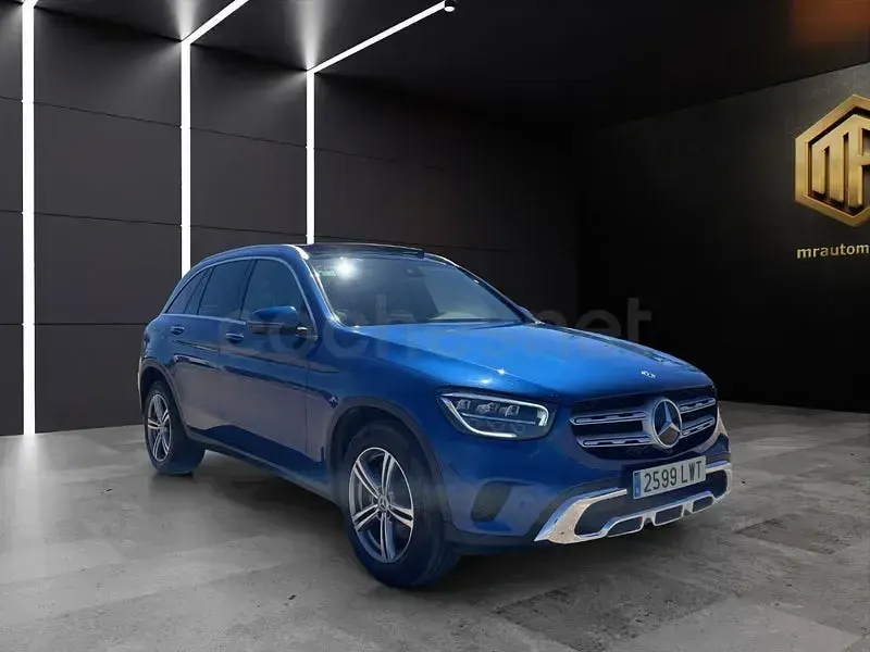 Usado Mercedes GLC220 194 CV (142 kW) 2022 Azul SUV