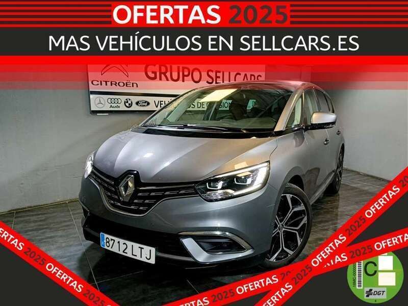 Gris Usado 2021 Renault Grand Scénic IV Zen Monovolumen | 19.890 € (Precio justo) - Imagen 1/4