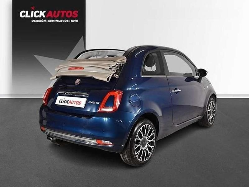 Usado Fiat 500 71 CV (52 kW) 2023 Azul Descapotable