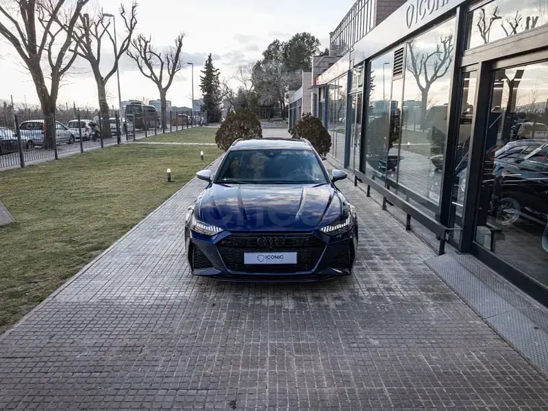 Usado Audi RS6 600 CV (441 kW) 2020 Azul Familiar