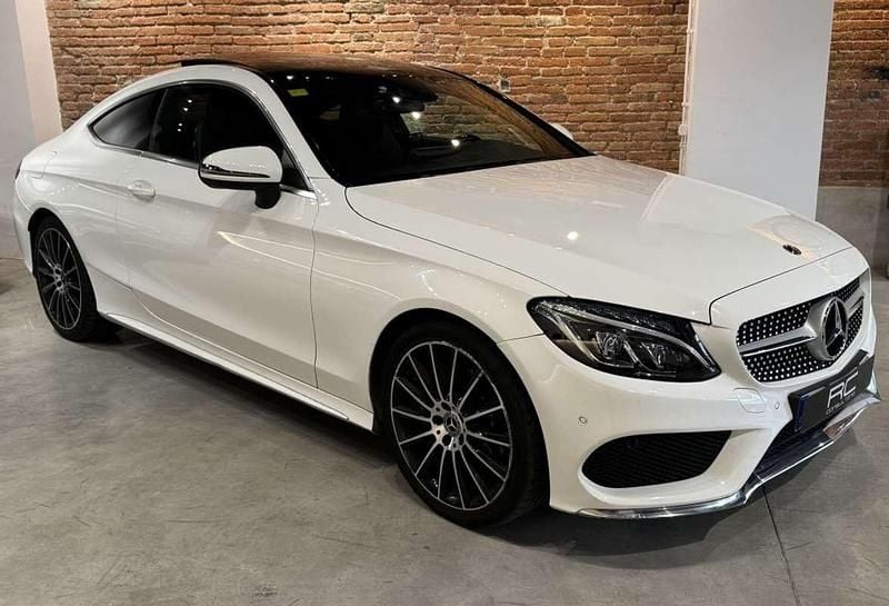 Blanco Usado 2018 Mercedes C220 Coupe | 25.900 € (Precio justo) - Imagen 1/4
