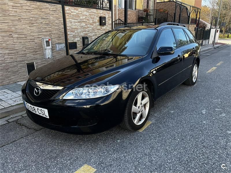 Negro Usado 2004 Mazda 6 Active Familiar | 2170 € (Precio justo) - Imagen 1/4
