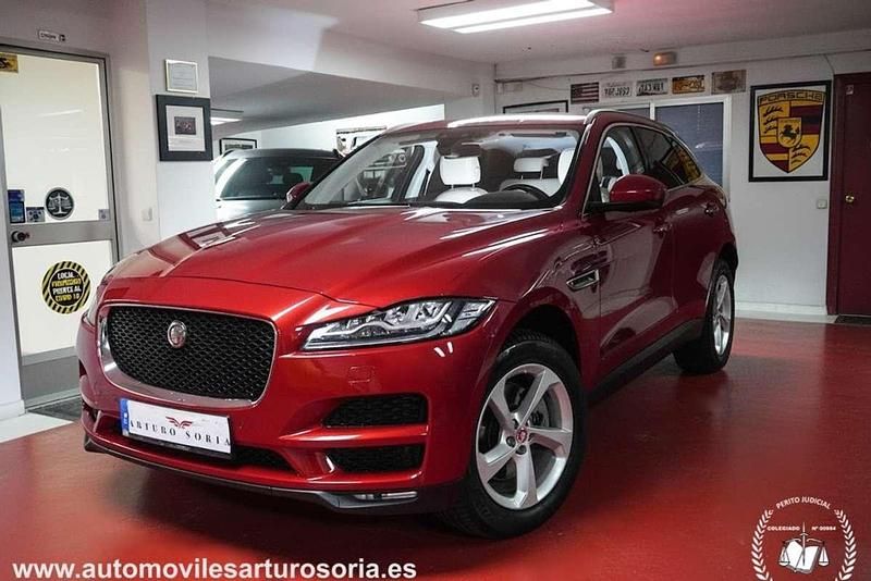 Rojo Usado 2017 Jaguar F-Pace Prestige SUV | 26.000 € (Super precio) - Imagen 1/4