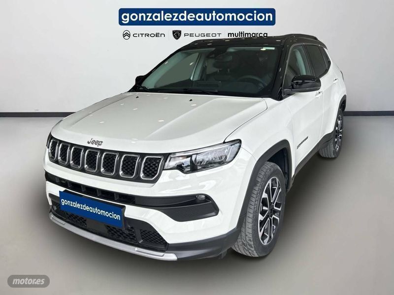 Blanco Usado 2023 Jeep Compass Limited SUV | 28.650 € (Precio justo) - Imagen 1/4