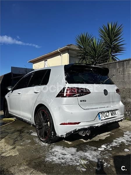 Usado VW Golf VII GTD 184 CV (135 kW) 2017 Blanco Berlina