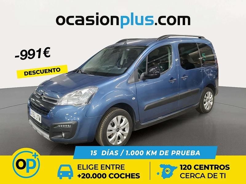 Azul Usado 2016 Citroën Berlingo Monovolumen | 12.690 € (Precio justo) - Imagen 1/4