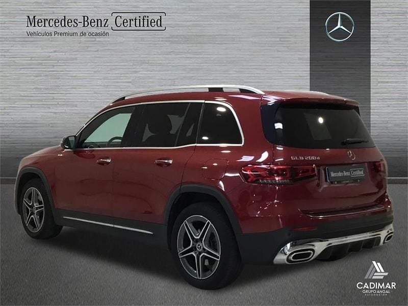 Usado Mercedes GLB200 150 CV (110 kW) 2021 Rojo SUV