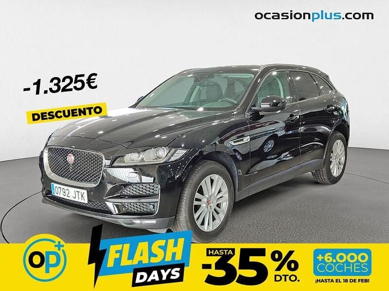 Usado Jaguar F-Pace Pure 180 CV (132 kW) 2016 Negro SUV