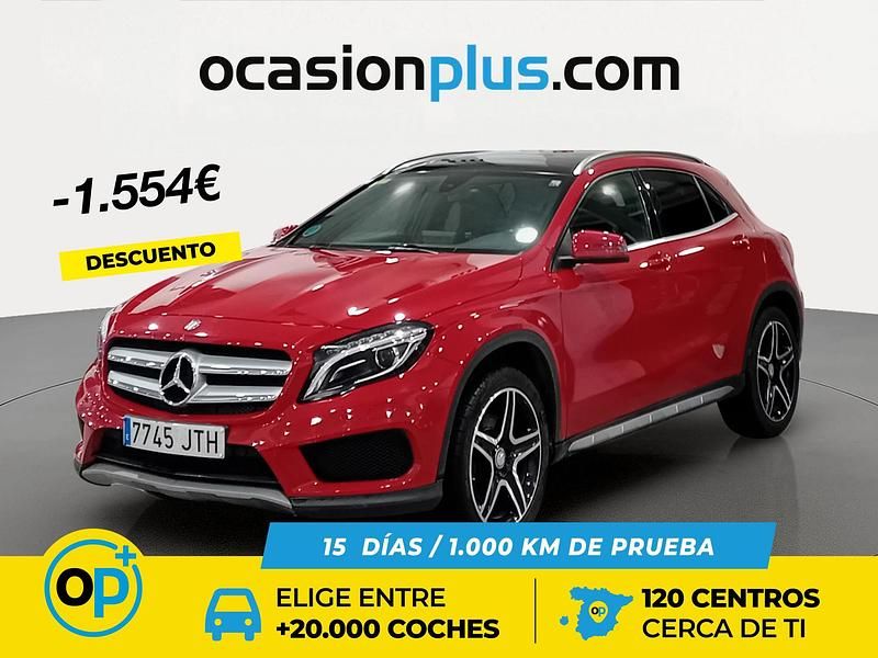 Rojo Usado 2016 Mercedes GLA220 AMG line SUV | 20.990 € (Un poco caro) - Imagen 1/4
