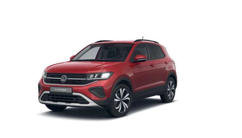 Rojo Nuevo 2025 VW T-Cross SUV | 21.361 € (Buen precio) - Imagen 1/4