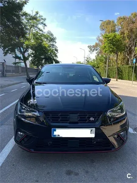 Usado Seat Ibiza FR 115 CV (84 kW) 2018 Negro Utilitario