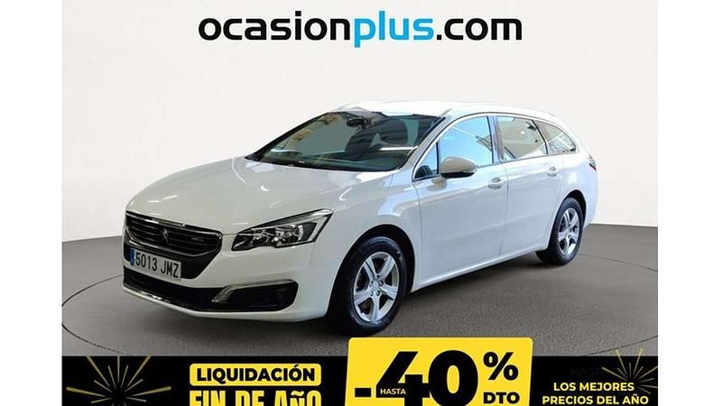 Blanco Usado 2016 Peugeot 508 SW Active Familiar | 9790 € (Buen precio) - Imagen 1/4
