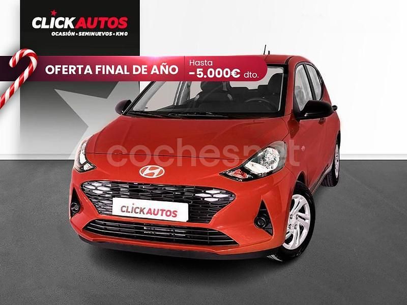 Rojo Usado 2024 Hyundai i10 Utilitario | 14.050 € (Precio justo) - Imagen 1/3