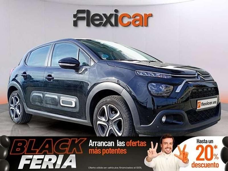 Negro Usado 2024 Citroën C3 PureTech Berlina | 12.490 € (Un poco caro) - Imagen 1/4