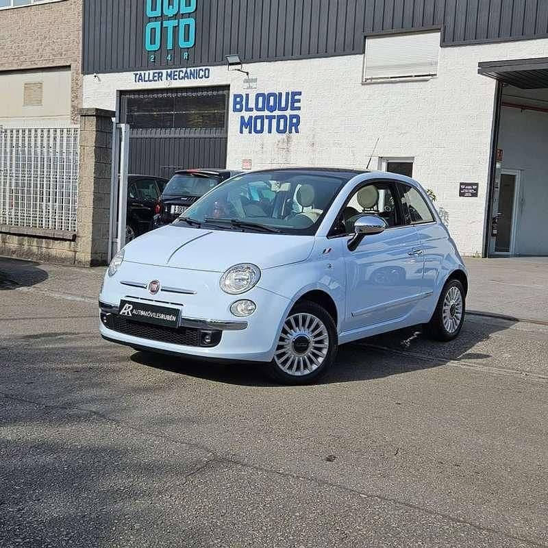 Usado Fiat 500 Lounge 69 CV (50 kW) 2008 Azul Utilitario