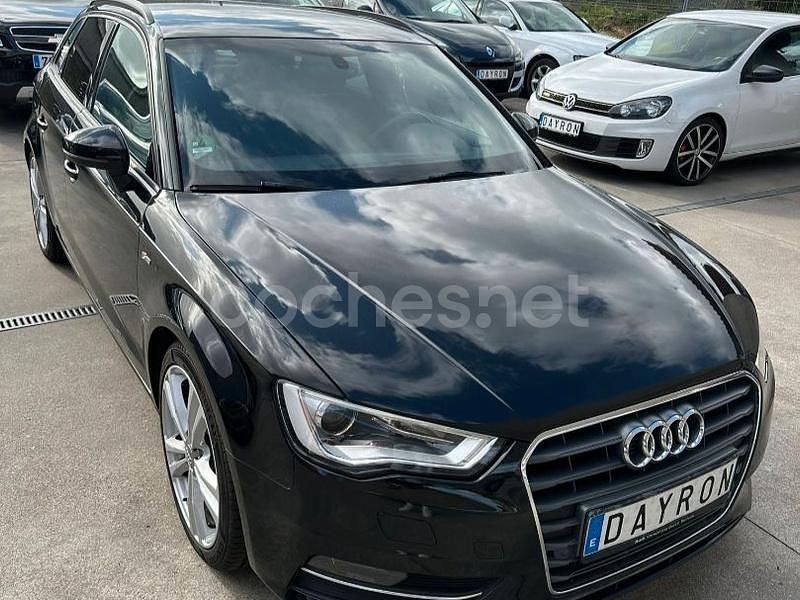 Negro Usado 2014 Audi A3 Sportback S-Line Utilitario | 17.000 € (Caro) - Imagen 1/4