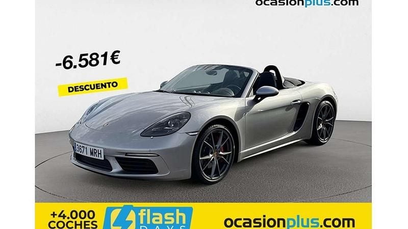 Plateado Usado 2017 Porsche Boxster S Descapotable | 62.500 € - Imagen 1/4