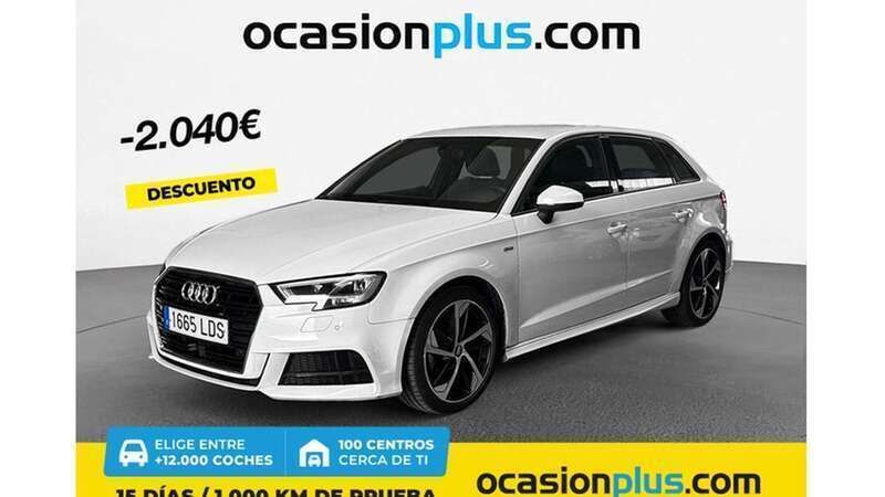 Blanco Usado 2020 Audi A3 Sportback S-Line Utilitario | 20.410 € (Precio justo) - Imagen 1/4