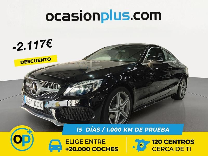Negro Usado 2017 Mercedes C220 AMG Coupe | 26.473 € (Un poco caro) - Imagen 1/4