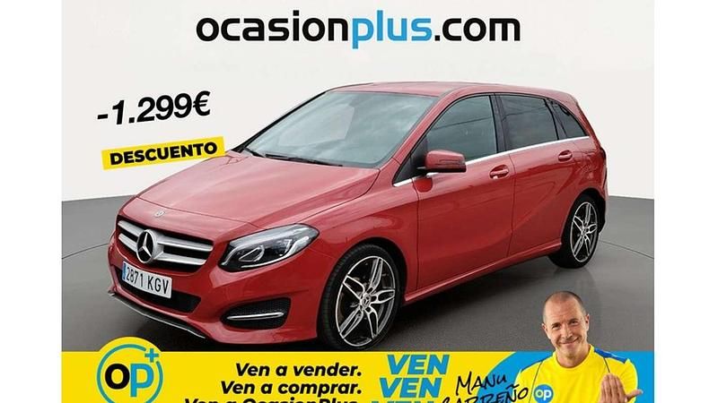 Usado Mercedes B200 136 CV (100 kW) 2018 Rojo Monovolumen