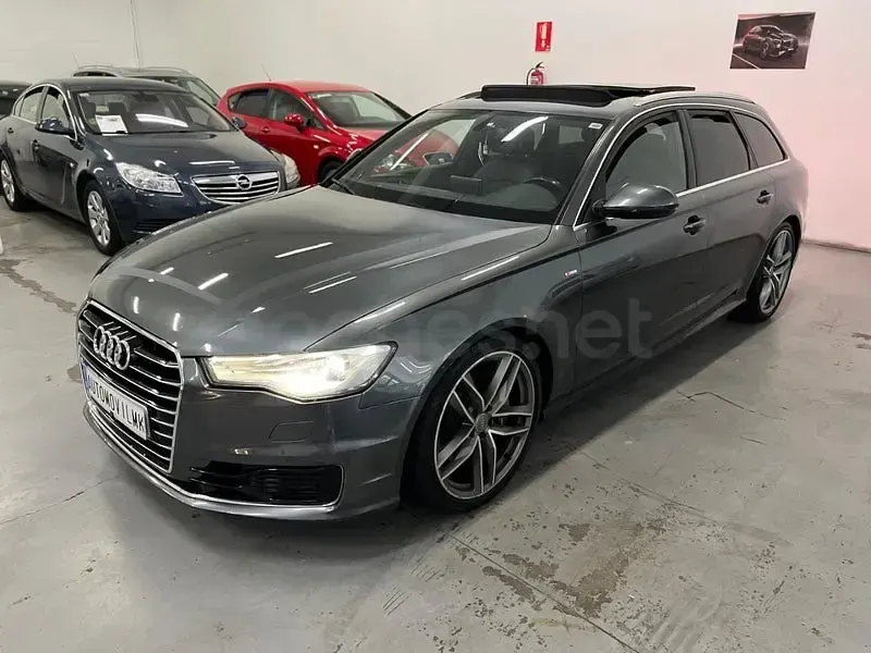 Usado Audi A6 Advanced Plus 218 CV (160 kW) 2016 Gris / plata Familiar