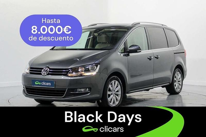 Gris Usado 2016 VW Sharan Sport Monovolumen | 20.190 € (Buen precio) - Imagen 1/4