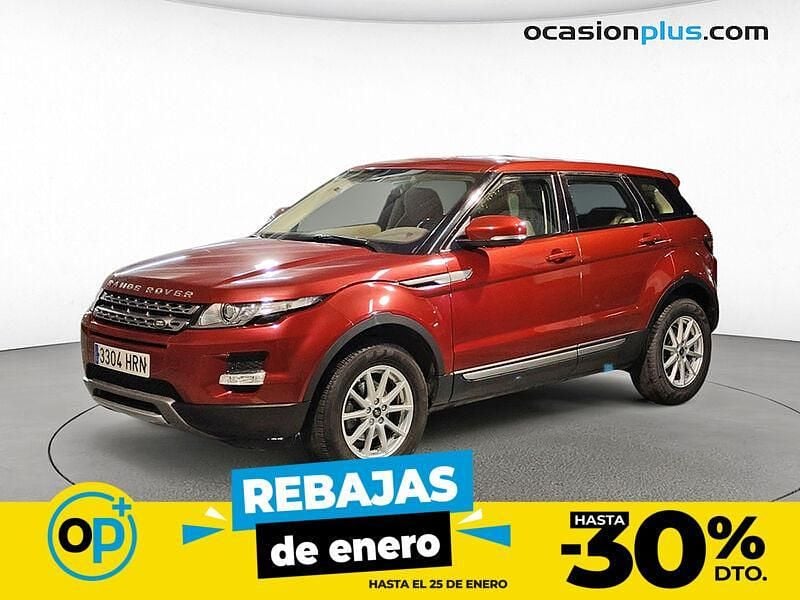 Rojo Usado 2013 Land Rover Range Rover evoque Pure SUV | 14.150 € (Buen precio) - Imagen 1/4