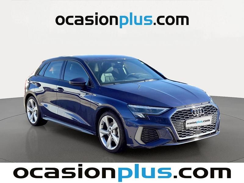 Usado Audi A3 Sportback S-Line 150 CV (110 kW) 2023 Azul Utilitario