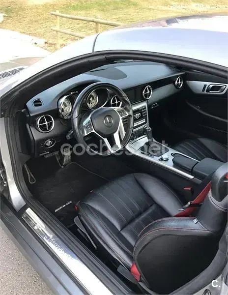 Usado Mercedes SLK200 184 CV (135 kW) 2011 Gris / plata Descapotable