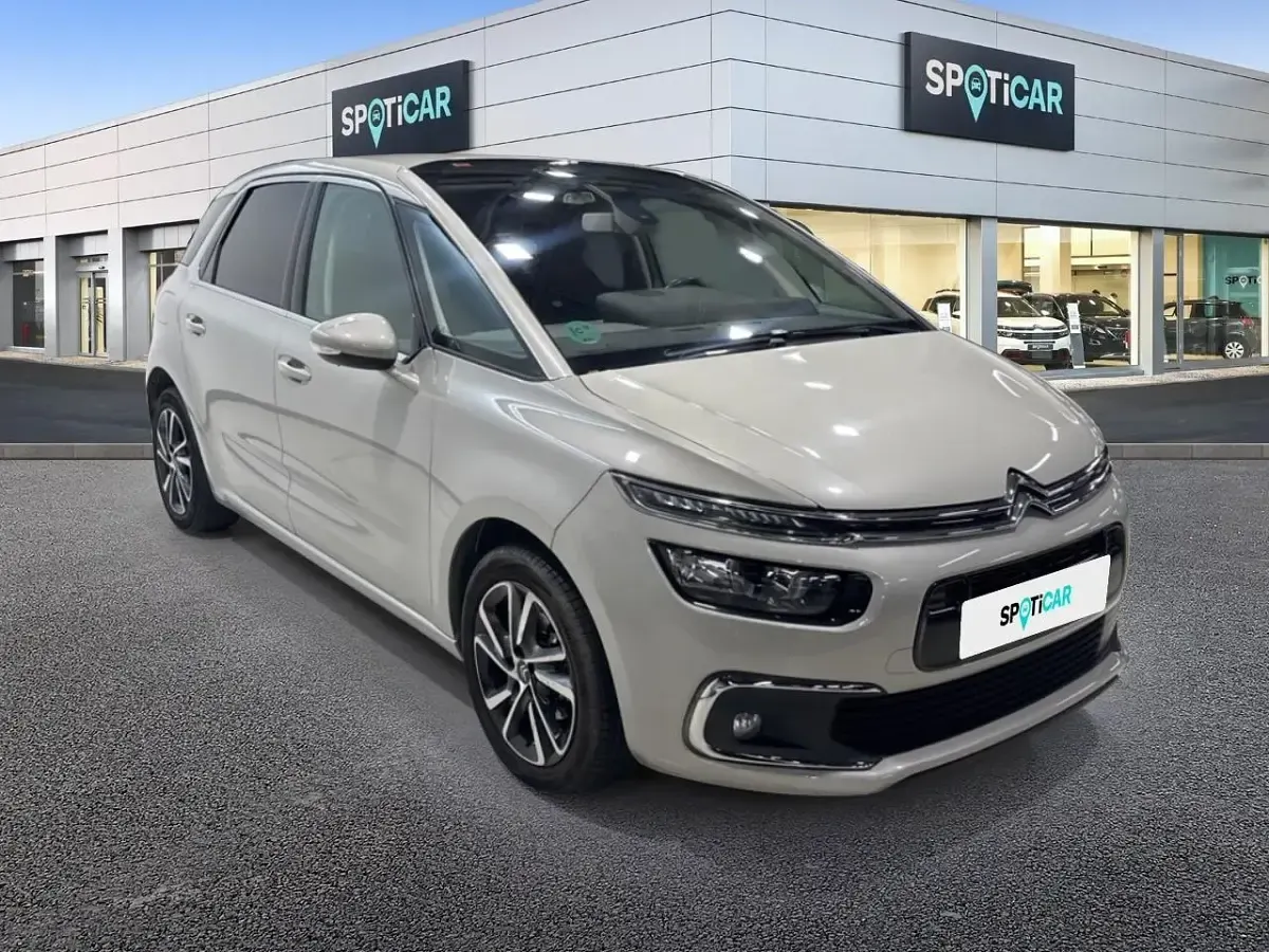 Käytetty Citroën C4 Picasso Feel 130 HP (95 kW) 2017 Harmaa Tila-auto