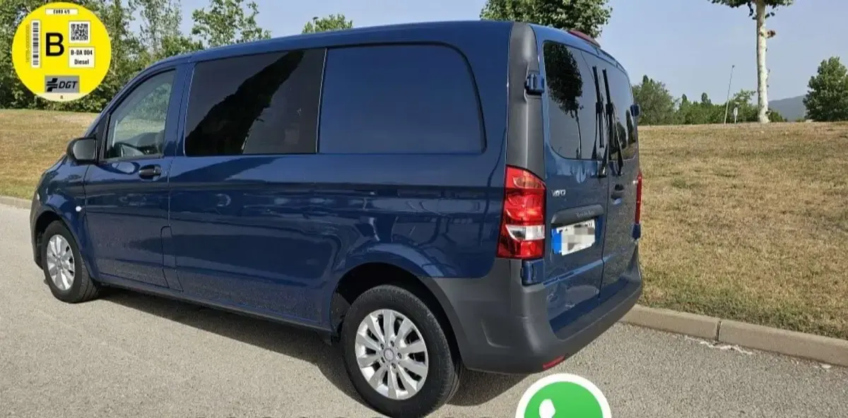 Usado Mercedes Vito 114 CV (83 kW) 2015 Azul Van