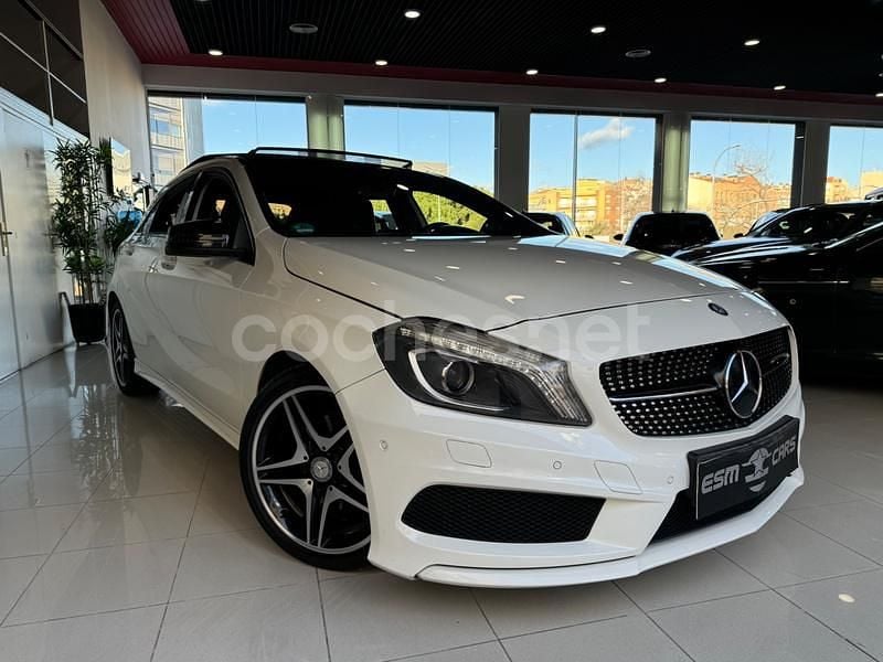 Usado Mercedes A200 AMG line 156 CV (114 kW) 2013 Blanco Berlina