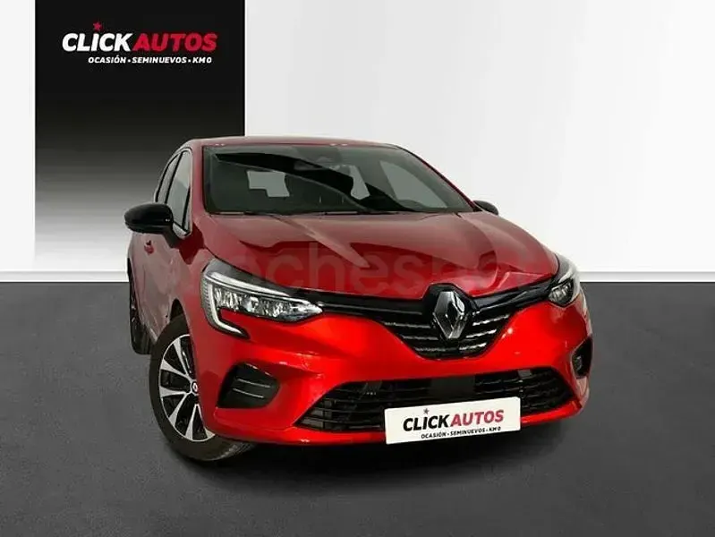 Usado Renault Clio V Techno 90 CV (66 kW) 2023 Rojo Berlina
