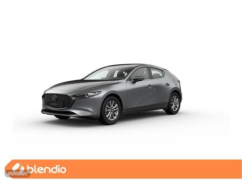 Gris Usado 2024 Mazda 3 Center-Line Berlina | 28.200 € (Precio justo) - Imagen 1/4