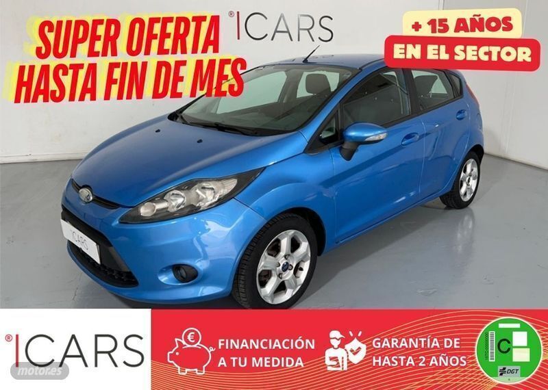 Azul Usado 2009 Ford Fiesta Trend Utilitario | 5990 € (Caro) - Imagen 1/4