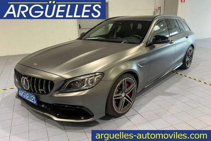 Gris Usado 2019 Mercedes C63 AMG AMG Familiar | 67.990 € (Precio justo) - Imagen 1/4