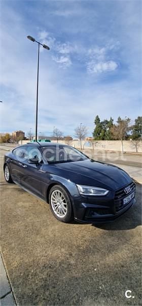 Käytetty Audi A5 Sportback Sport 218 HP (160 kW) 2017 Sininen Viistoperä