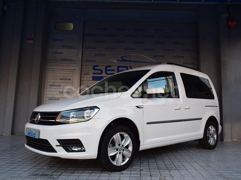 Blanco Usado 2017 VW Caddy Trendline Monovolumen | 16.950 € (Precio justo) - Imagen 1/4