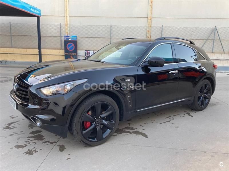 Negro Usado 2015 Infiniti QX70 S Design SUV | 18.000 € - Imagen 1/4