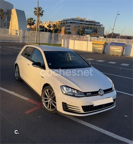 Usado VW Golf VII GTD 184 CV (135 kW) 2013 Blanco Berlina